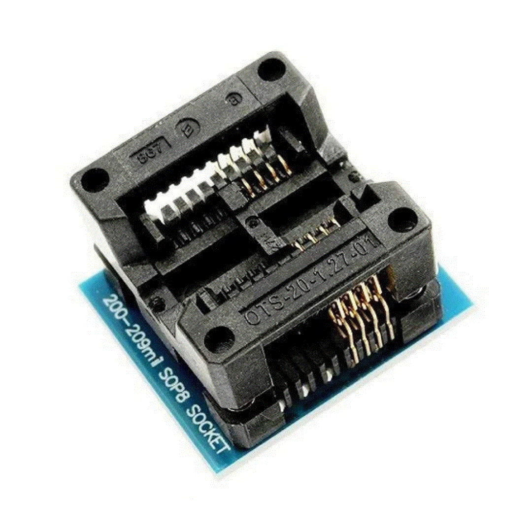 SOP8 Socket to DIP Adapter - 200-209 mil